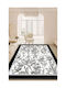 Conceptum Hypnose Fochel Rectangular White-Black Rug 60x100cm
