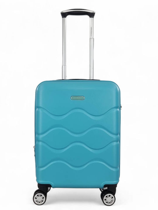 Greenwich Polo Club Cabin Hard Light Blue Suitcase with 4 Wheels