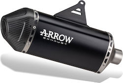 Arrow Exhaust Aluminium Dark Explorer Carbon End Cap Suzuki V-strom 800de/se '25-'26 72691akn.alum Dark Arrow Exhaust Aluminium Dark Explorer Carbon End Cap Suzuki V-strom 800de/se '25-'26 72691akn.alum Dark