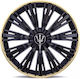 Set Capace Roți Auto 15" 4 Bucăți Aurii