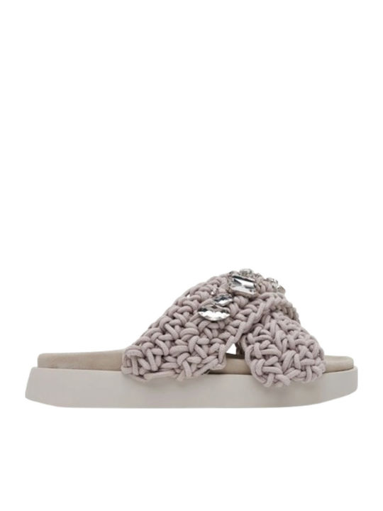 Inuikii Women's Gray Flat Sandals