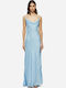 Summer Evening Slip Dress Light Blue