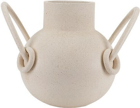 Dekorative Vase aus Polyurethan Beiges 28,5x27xH38cm