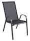 Scaun De Exterior Metalic Neptune Negru 55x75x95cm