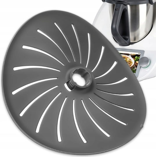 Capac De Protecție Pentru Lamă Zola Compatibil Cu Thermomix Tm6 Tm5 Tm31 Tm Friend 14 × 15 Cm Gri Închis