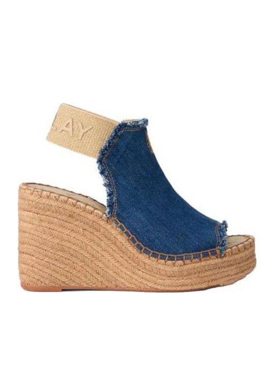 Jess Summer Women's Platforms Blue