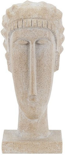 Figur Mann Polyresin Beige 12x13x28,8cm