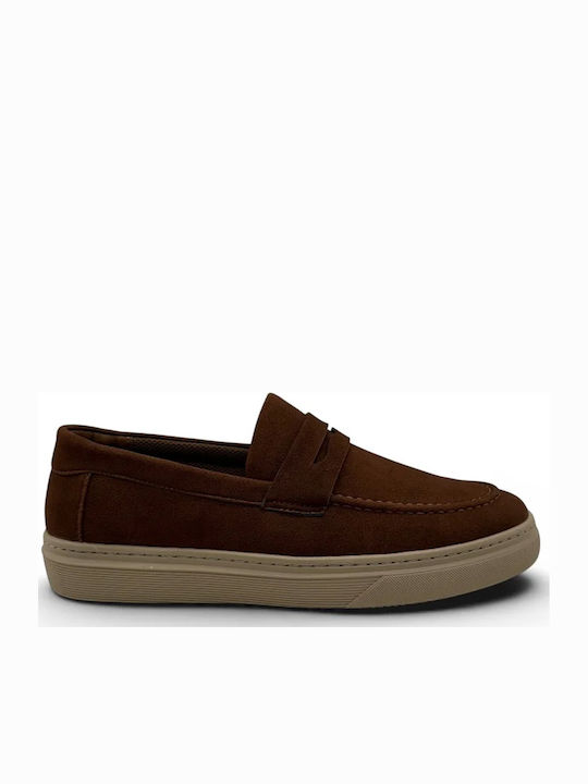 Ανδρικά Loafers σε Καφέ Χρώμα