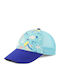 Flapjackkids Kids' Hat Jockey Fabric Sunscreen Light Blue