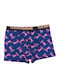 Men's Boxer Pink Printed