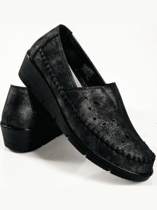 B-Soft Γυναικεία Loafers σε Μαύρο Χρώμα
