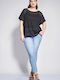 Pantalon Blugi Damă High Rise Fit Mama