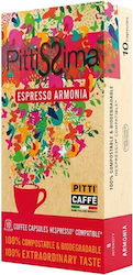Κάψουλες Nespresso Συμβατές Pitti Espresso Armonia 10 Τεμάχια
