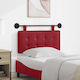 vidaXL Leather Bed Headboard Cushion 90x55cm