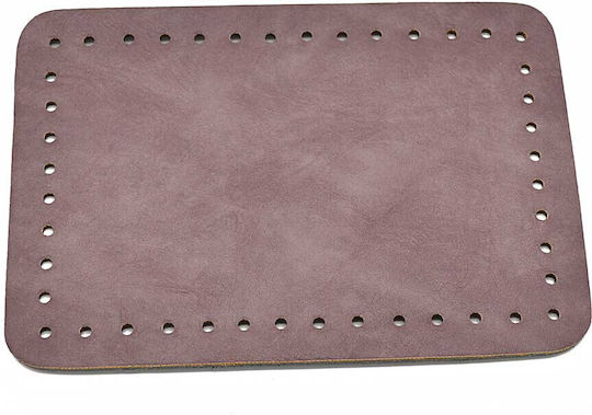 Eleganter Kleiner 20x14cm Vintage Lila Gestrickte Taschenmaterialien