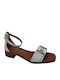 Leather Sandals Beige