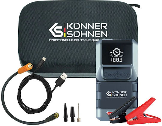 Könner & Söhnen JSP-1300 Încărcător Baterie Auto 12V