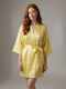 Milena by Paris Summer Women's Yellow Robe 005220-Yellow
