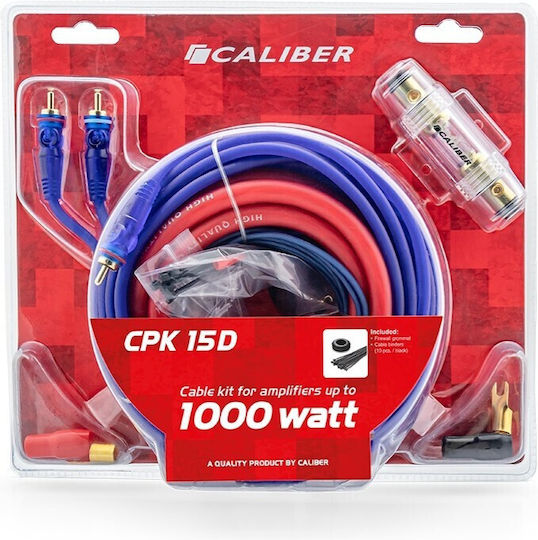 Caliber Cpk15d Kit Cablu Mașină 15mm – 1000 Watt