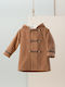 Baptism Wool Coat Evaze Boy Brown C0-005 Angel Wings Aw-c0-005