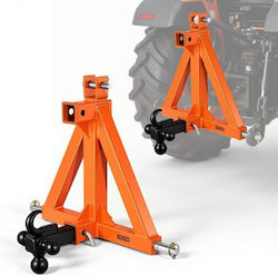 Vevor 3 Point Trailer Hitch 50.8mm Receiver 3 Pt Quick Hitch 3 Trailer Balls Tractor Tow Drawbar Adapter Category 1 Kubota Mahindra Ford Yanmar John Deere Massey Ferguson Orange Vevor 3 Point Trailer Hitch 50.8mm Receiver 3 Pt Quick Hitch 3 Trailer Balls Tractor Tow Drawbar Adapter Category 1 Kubota Mahindra Ford Yanmar John Deere Massey Ferguson Orange