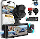Set Cameră DVR Auto 1440P cu Ecran 3.16" Wi-Fi GPS și Cameră Marșarier
