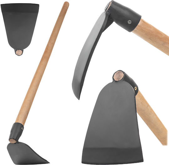 Kadax Geschmiedete Gartenhacke 14,5 cm Graben Premium Stahlstange