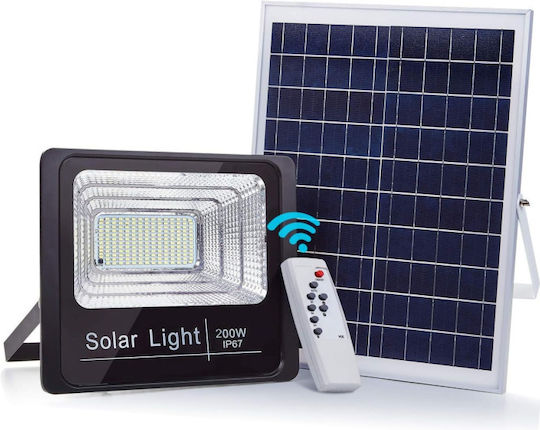 Jordan Solar Floor Light 200W 2000lm Cold White 6500K with Remote Control IP66