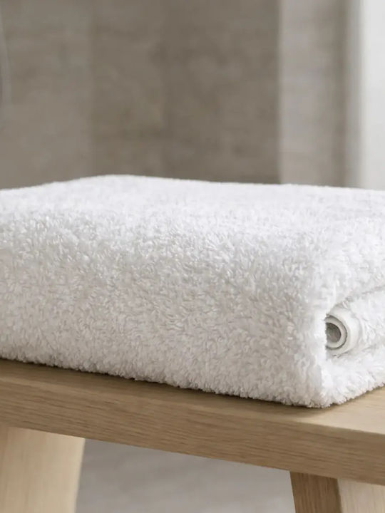 Bath Towel 70x140cm White Weight 600gsm