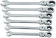 Deutsche Polygon-Schlüssel Flexible Kopf Ratschenring Set 6 Stück Rolson 46910