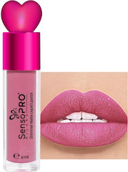 Matt Flüssiger Lippenstift Stardust Glitzer Samt Sensopro Milano Himmlischer Rouge