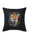 Mario Galaxy Kids Throw Pillow Couch Black 100% Cotton Filling 50x50cm