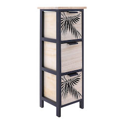 Eurocasa Dulap De Baie 25x25x77cm Multicolor 9760