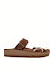 Leather Women's Anatomic Sandals Cacao Cow