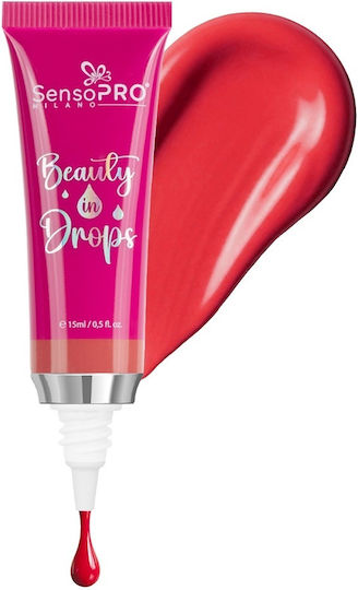 Beauty In Drops Blush Lichid Sensopro Milano Rose Red