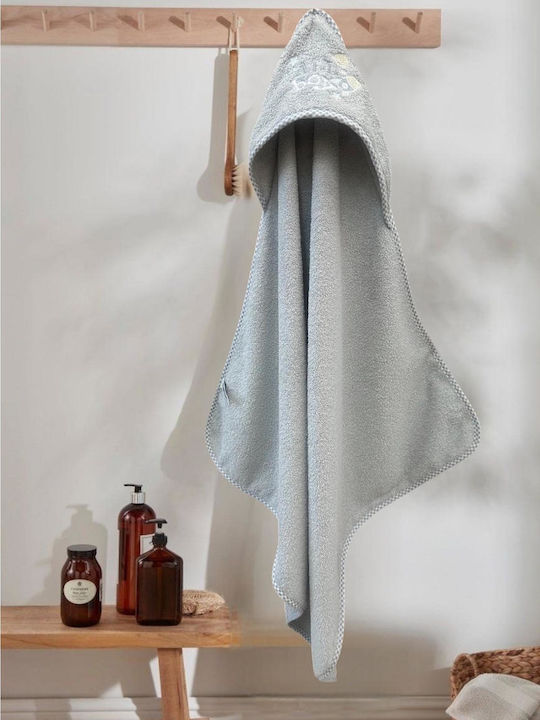 Baby Bath Towel Hooded All Boy One Size Gray Lh2054056-1