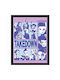 K-pop Demon Hunters Huntr X Takedown Плакат Рамка 30x40см