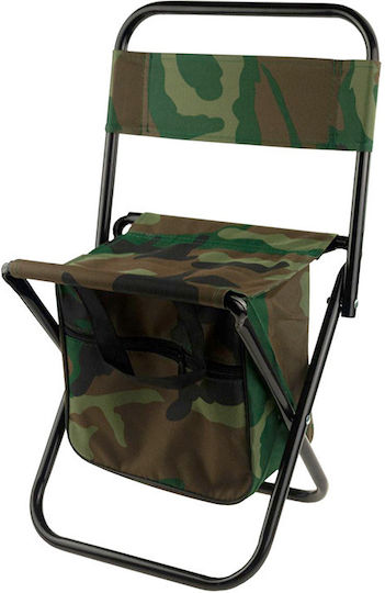 Folding Kids Beach Chair Black Waterproof 28x20x47cm