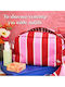 Dock & Bay Toiletry Bag 100% Recyclable Materials Waterproof Lining Cherry Bomb Girl