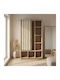 Unit Δίφυλλη Ντουλάπα 105x48.25x180.4cm