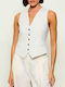 White Women's Vest