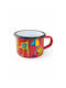Red Enamel Mug