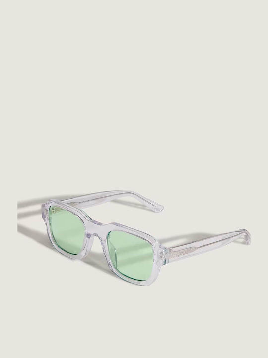 Vans Unisex Sunglasses with White Horn-Rimmed F...