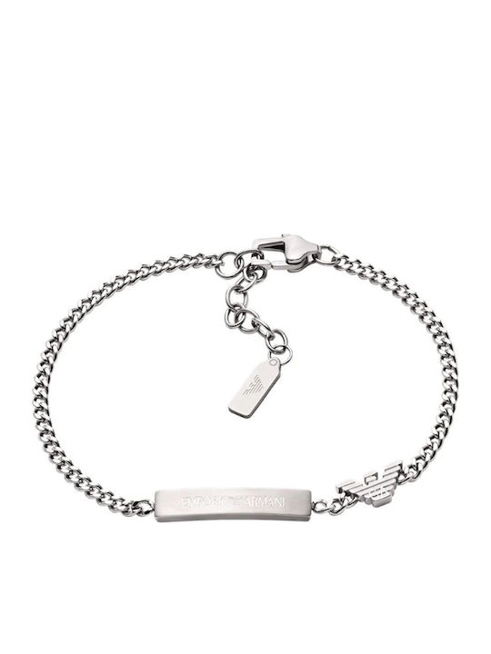 Emporio Armani Мъжка Гривна от Стомана Emporio Armani Мъжка Гривна от Стомана
