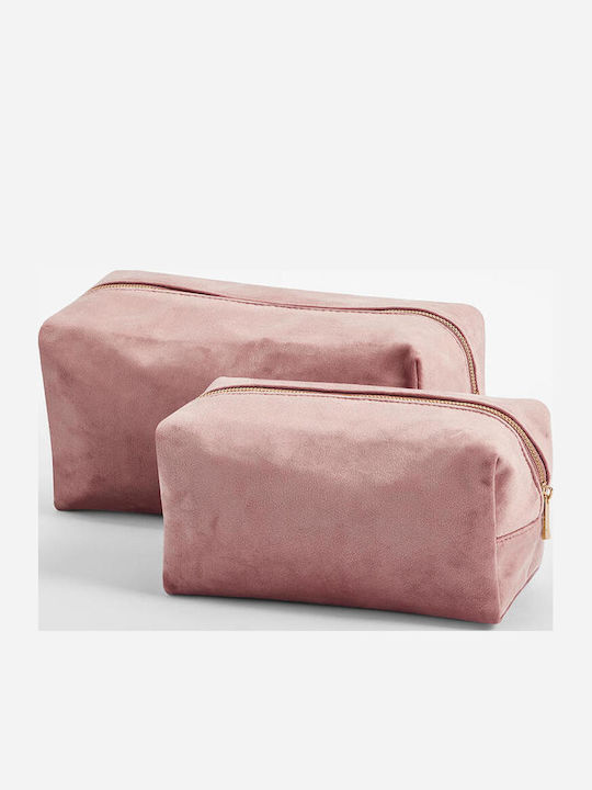 Travel Toiletry Bag Velvet Bg716 Bagbase Rose Q...