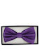 Cravată Papillon Bărbați ButicCochet Material Sintetic 7x12 Cm Violet Pap356
