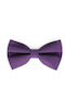 Cravată Papillon Bărbați ButicCochet Din Material Sintetic 7x12 Cm Violet Închis Pap307
