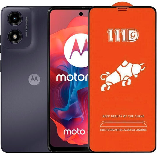 0.3mm Tempered Glass Black (Moto G24 / G04 / G04s)