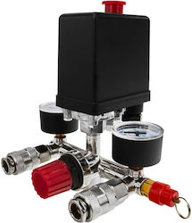 Compressor Pressure Switch Quick Connectors Pressure Gauges Kraft&dele Kd2176 230 V 8 Bar Pressure Adjustment Compressor Pressure Switch Quick Connectors Pressure Gauges Kraft&dele Kd2176 230 V 8 Bar Pressure Adjustment