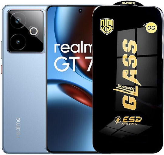 0.35mm Screen Protector Μαύρο (Realme GT 7T)